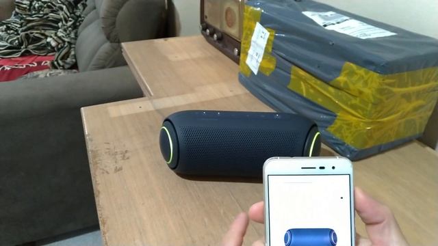 Unboxing PL7 LG XBOOM Go com Meridian áudio. Caixa de som portátil com bateria.TOP! смотреть онлайн