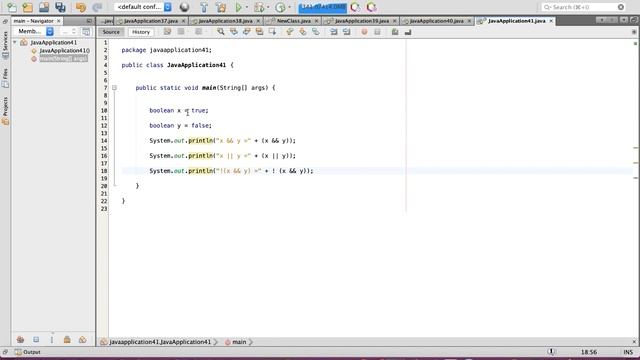 java 012 #logical operators in java смотреть онлайн