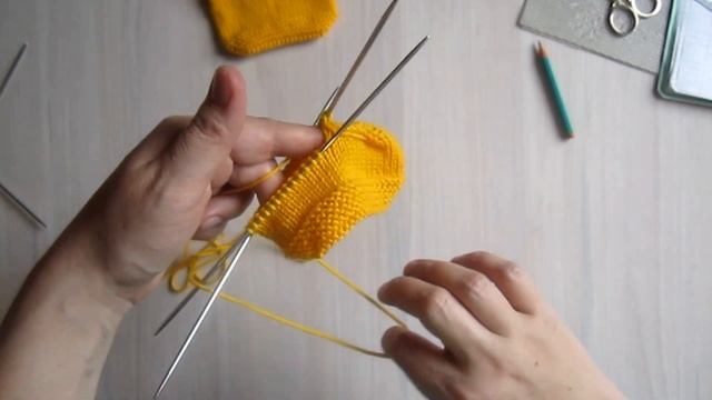 Пинетки спицами, часть 2 смотреть онлайн