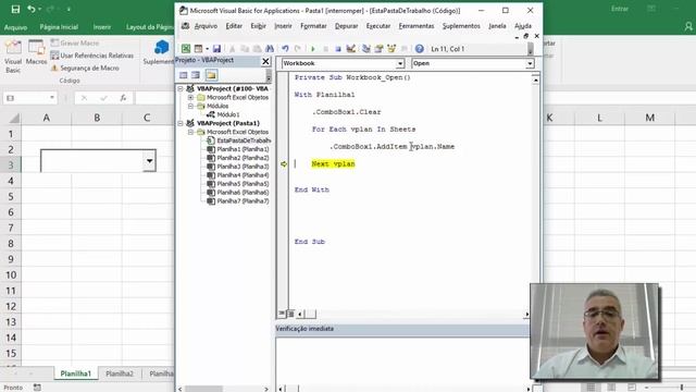 #111 - Excel VBA - Como inserir dados em uma combox de várias formas diferentes (Tira dúvidas) смотреть онлайн