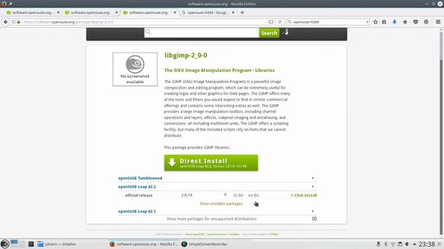 How to install GIMP 2.9 (developer version) on OpenSUSE смотреть онлайн