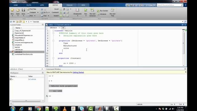Object oriented Programming with MATLAB Classes and Objects смотреть онлайн