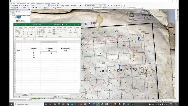 How to Georeference a Scanned Image in ArcMap смотреть онлайн