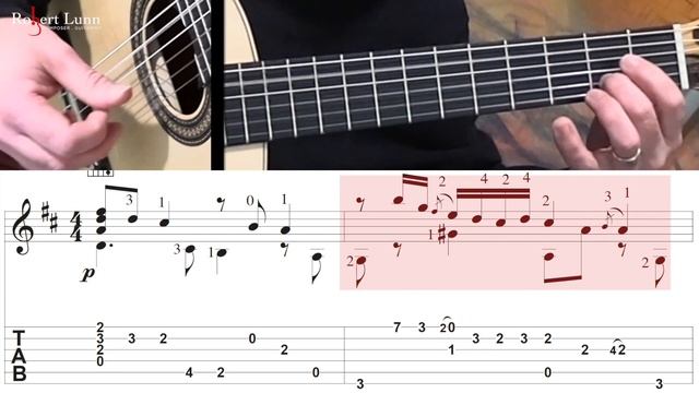 AIR ON THE G STRING - J.S. Bach - Full Tutorial with TAB - Classical Guitar смотреть онлайн
