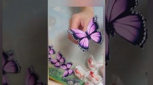 Букет из бабочек и конфет в корзинке или коробке #букетизбабочек #букетизконфет #букетсветильник