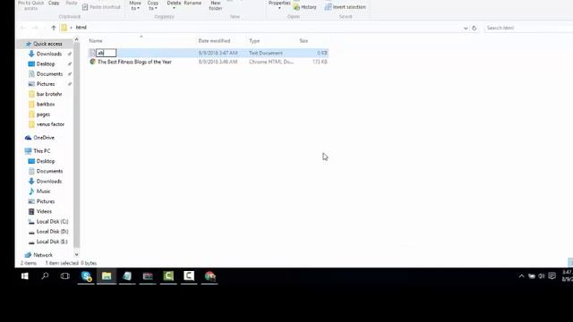 Change Your File Type Extension From HTML to PHP смотреть онлайн
