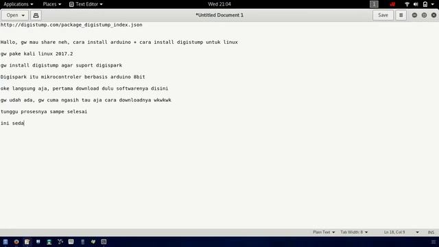 Install Arduino + Digistump di Kali Linux смотреть онлайн