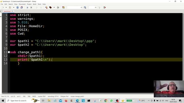 Perl Programming - Change Path + OUR Global Variable 2023 смотреть онлайн