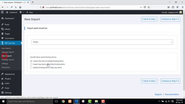 WordPress Import Export Plugin Upload file from your computer смотреть онлайн