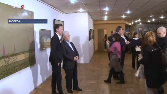 Семена Луканси. Персональная выставка в Москве. Центральный дом кино. смотреть онлайн