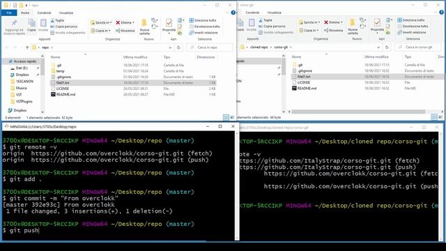 github sincronizzare un fork con la repository originaria tutorial ita- Git corso completo parte #1 смотреть онлайн