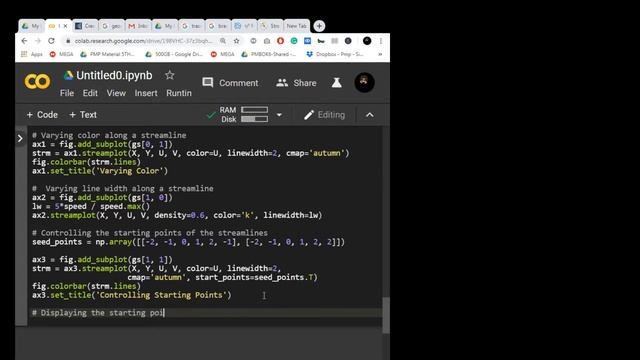 How to make 4 stream-plot using matplotlib in python смотреть онлайн