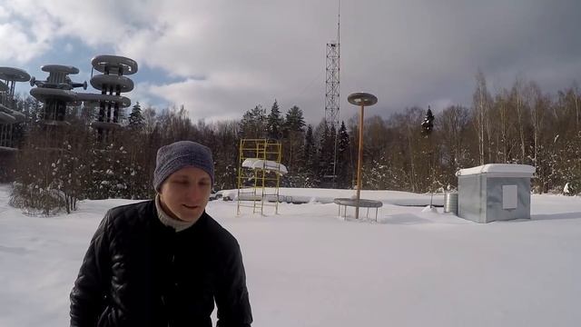 Катушки Теслы в Подмосковном лесу | Генератор Аркадьева-Маркса смотреть онлайн