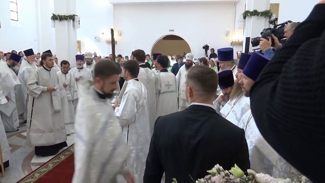 Великое освящение храма блж. Матроны Московской в Дмитровском г. Москвы. 26 августа 2018 г. смотреть онлайн