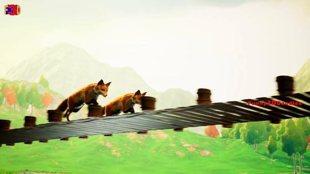 10 Zombie Lions vs 10 Zombie Mammoth saves Goat Fox Elephant Animal Fight Mammoth Saves Elephant смотреть онлайн
