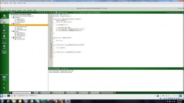 Qt Widgets - Stacked Widget (Advanced)