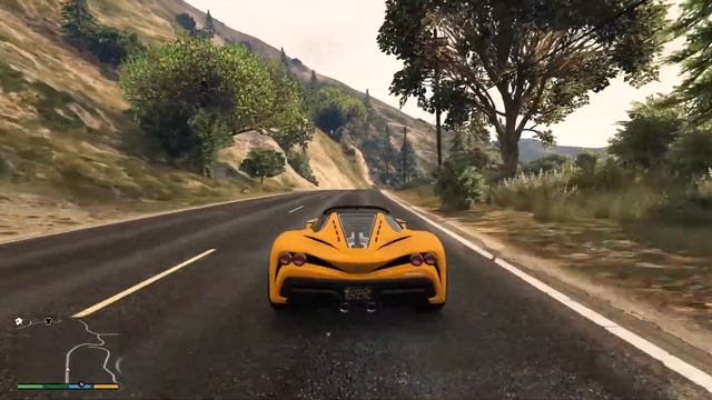 Grotti Turismo R roadster - GTA V ( Car Mod ) DF Gameplay смотреть онлайн