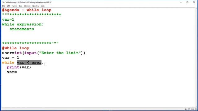Tutorial 5: While loop in Python смотреть онлайн
