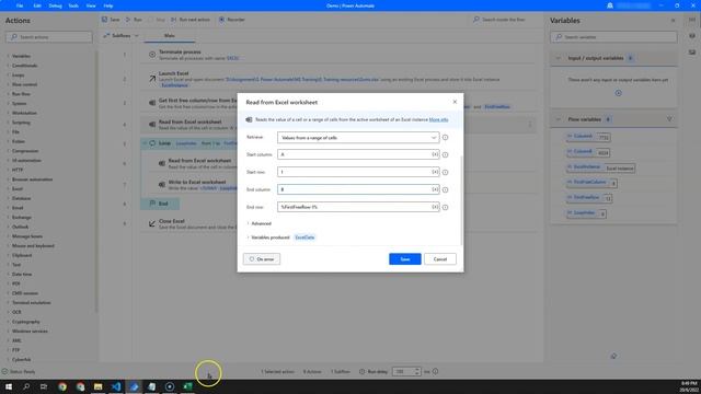 Excel Automation - Add Data in 2 Columns in Microsoft Power Automate for Desktop смотреть онлайн