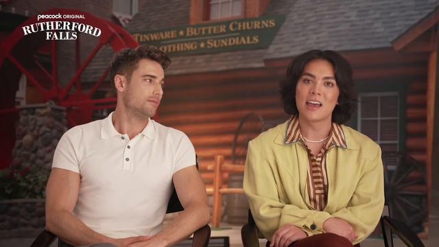 Dustin Milligan & Jesse Leigh Interview: Rutherford Falls Season 2 смотреть онлайн