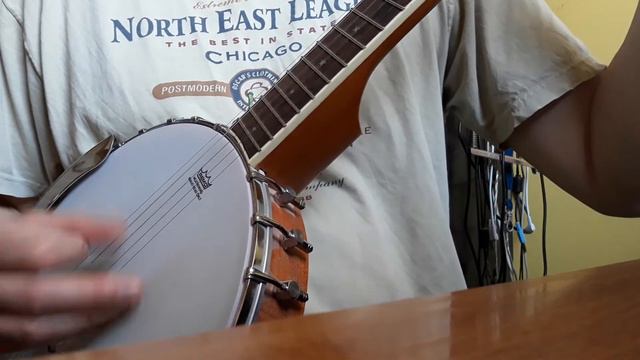 Harmonica C Banjo and Hohner flex holder , banjo picking practice смотреть онлайн