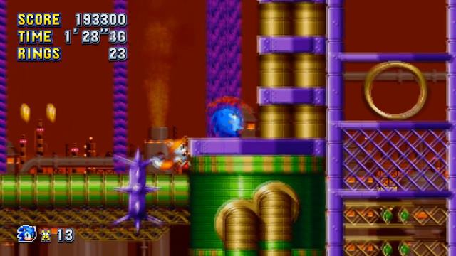 Прохождение Sonic Mania (PC) #9 - Oil Ocean Zone смотреть онлайн