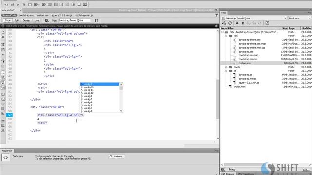 Bootstrap ic ice grid ve ofset kullanımı 07 смотреть онлайн