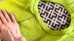 Футболка из муслина , с обработкой горловины как в трикотажной