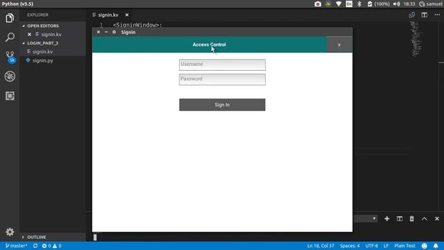Python/Kivy POS System Part 2:Login System(Part 4) смотреть онлайн