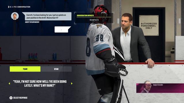 NHL 24: Goalie Be A Pro #2 - NHL Draft смотреть онлайн