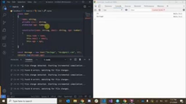 TypeScript Tutorial #5 - Classes смотреть онлайн
