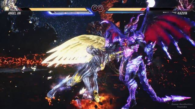TEKKEN 8 - Angel Jin Transformation Vs True Devil Kazuya Boss Fight PS5 (2024) 4K 60FPS смотреть онлайн
