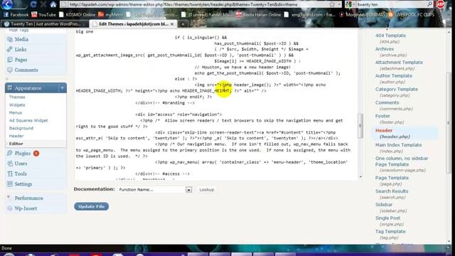 Twenty Ten Wordpress Themes Tutorial : Add Second Navigation Bar смотреть онлайн