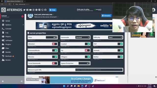 របៀបបង្កើតserverminecraft JAVA free how to create minecraft java server free смотреть онлайн