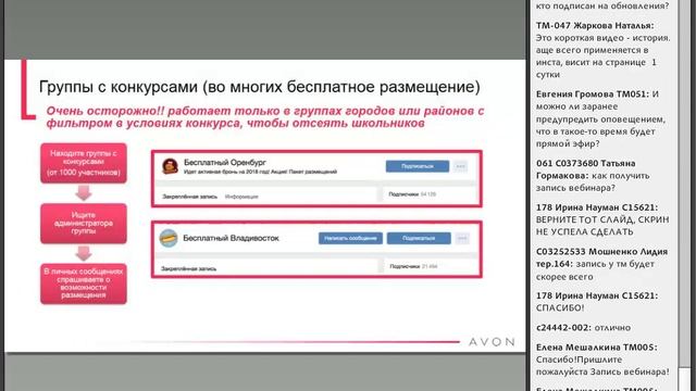Online Фестиваль красоты AVON