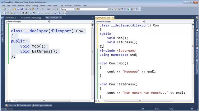 C# vs C++ DLL Files смотреть онлайн