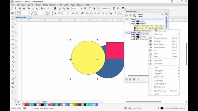 How to used Dockers : Property Bar & Object Manager смотреть онлайн