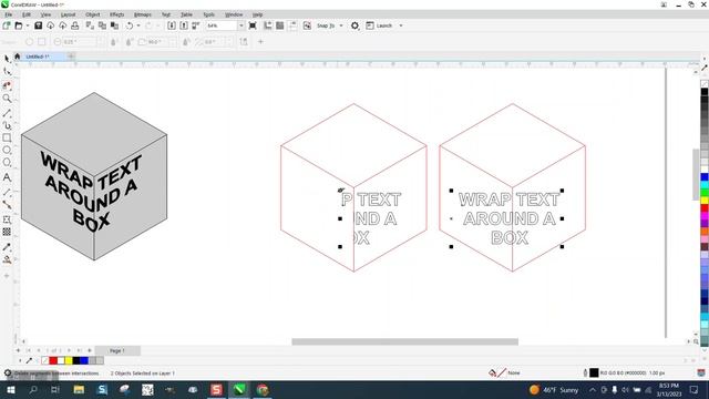 Corel Draw Tips & Tricks Wrap Text around a Box смотреть онлайн