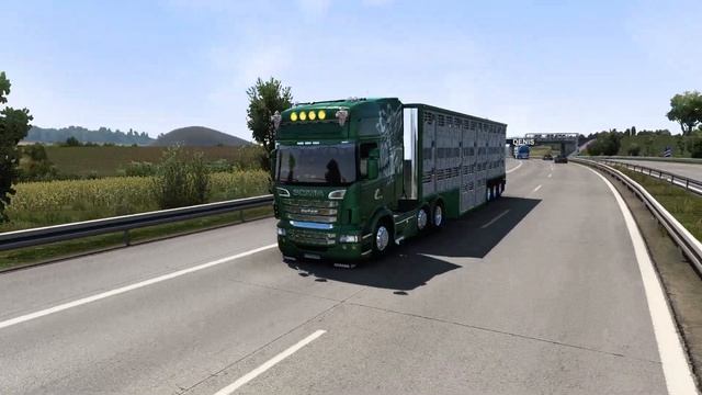 ETS2 1.47 Convoy Multiplayer SCANIA V8 500/580 (Erfurt ??-Magdeburg ??) смотреть онлайн