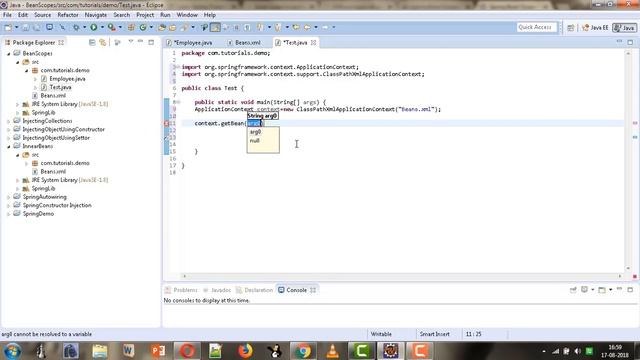 16. Bean scopes (singleton) смотреть онлайн