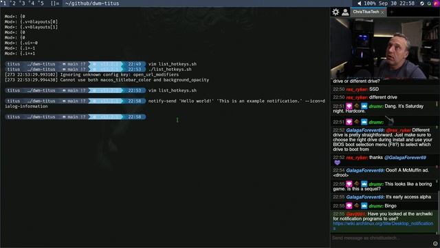 DWM Streaming Setup and My first RUST Program смотреть онлайн