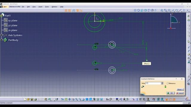 CATIA sketch 34 смотреть онлайн