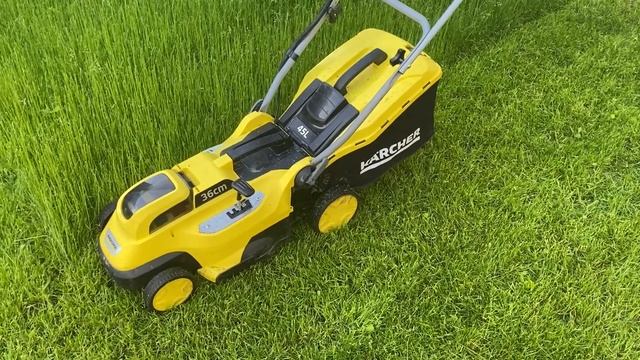 Обзор аккумуляторной газонокосилки Karcher LMO 18-33 после года эксплуатации.