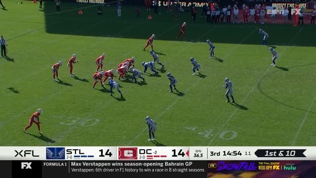 St Louis BattleHawks vs DC Defenders Full Game XFL 2023 Week 3 смотреть онлайн