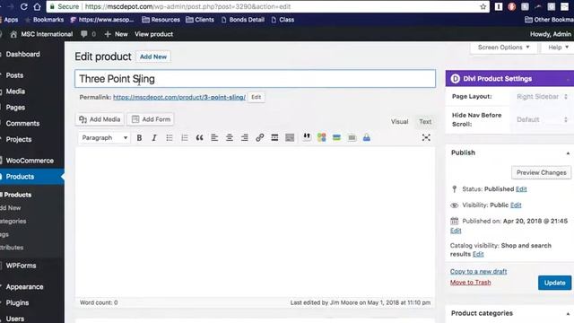 Editing Products for MSC International смотреть онлайн