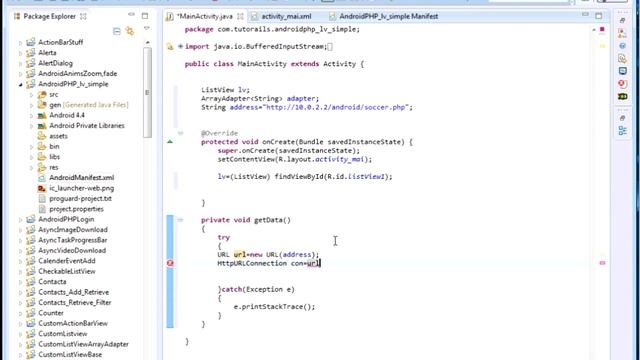 Android Simple MySQL and PHP - Fetch data to List смотреть онлайн