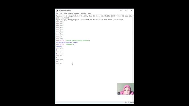 Cara Penggunaan Dasar Python 3 8 Untuk Perhitungan Dasar Bagi Pemula By Andini Ayulia смотреть онлайн