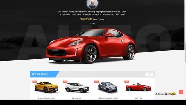 Harrier - Car Dealer and Automotive WordPress Theme car seller auto dealer Easy Create Website смотреть онлайн