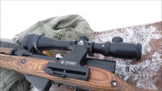 Попытка установить прицел по центру ВПО 208 смотреть онлайн