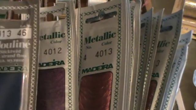 129 Вышивка: моя коллекция металлизированных нитей